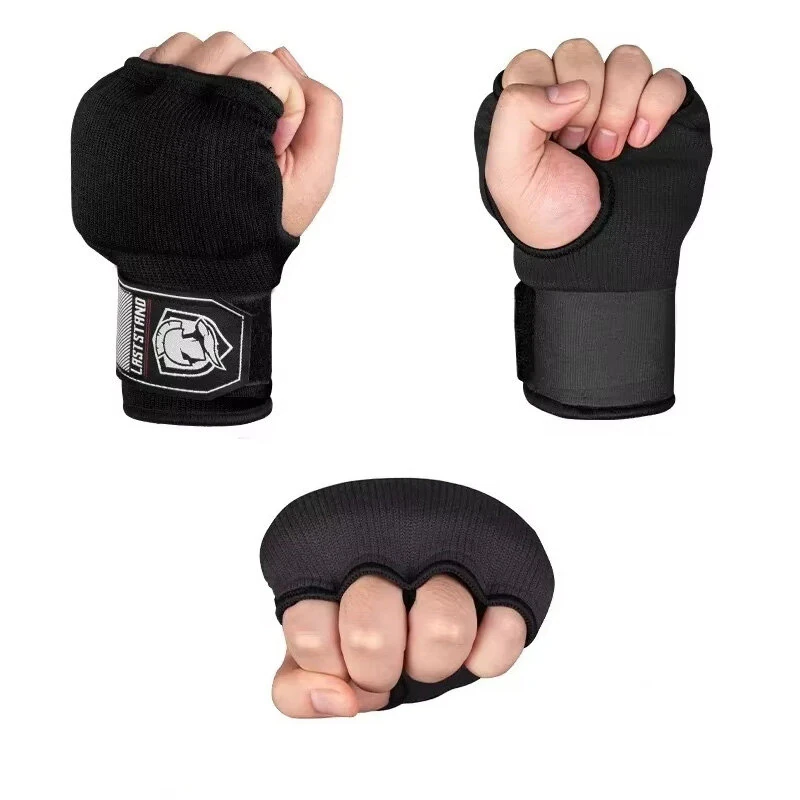 (image for) KALOAD 1 Pair Boxing Hand Wraps Inner Half Finger Gel Boxing Gloves With Long Wrist Strap for Men Women Karate Equipment Protective Gel