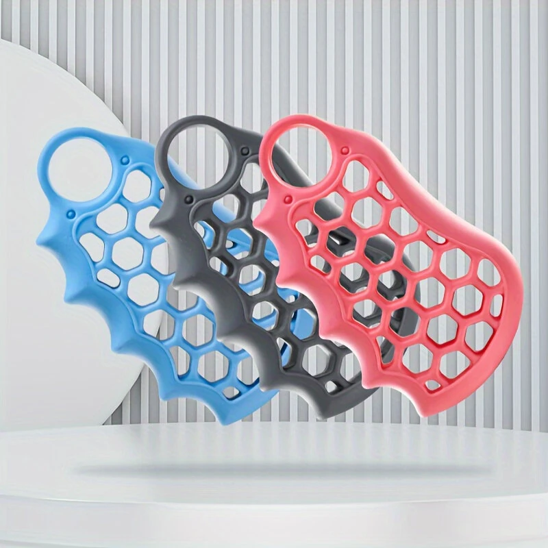 (image for) KALOAD 10-50lbs Silicone Grip Device Palm Rehabilitation Training Hand Exercise Grip Circle Fitness Grip Circle Hand Muscle Massager