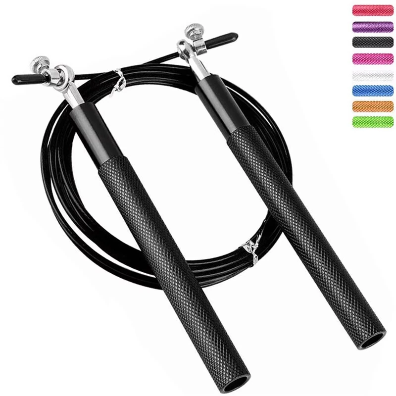 (image for) KALOAD Steel Wire Jump Rope Skipping Rope Fitness Sports Professional Training Home Exercise Equipment for Fat Reduction