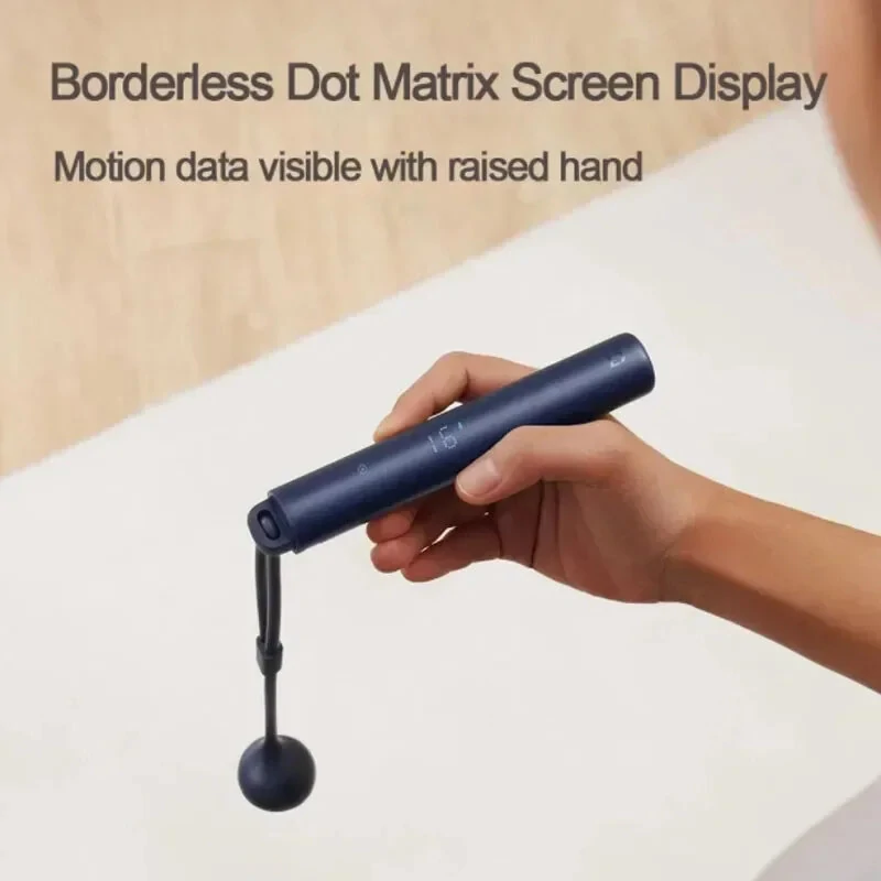 (image for) Xiaomi Mijia Smart Electric Skipping Rope Real-time Training Guidance Accurate Fitness Data Recording Matrix Screen Display App Connection Happy Efficient Exercise Cordless and Rope Jump Rope